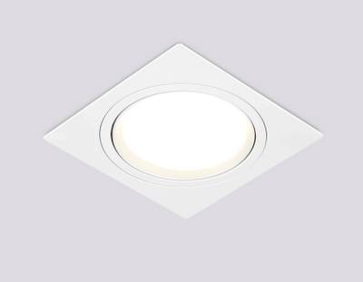 Светильник встраиваемый поворотный точечный TN51915 WH белый GX53 max 12W 115*115*23