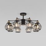 Люстра потолочная лофт 70075/8 черный