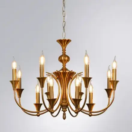 Подвесная люстра Arte Lamp COLLINETTA A4094LM-12PB, 12хE14