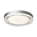 7728/76L MITRA LED SN 101 Светильник металл/акрил/серебро/прозрачный LED 76Вт 4000K D400 IP20 INFINITA