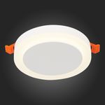ST104.542.06 Светильник потолочный Белый LED 1*6W 4000K 468Lm Ra&gt;80 120° IP20 D110xH20 170-240V