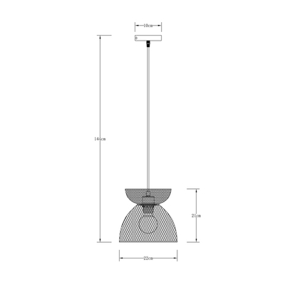 Подвесной светильник Arte Lamp CASTELLO A7065SP-1BK, 1хE27