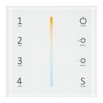 Панель Sens SMART-P38-MIX White (230V, 4 зоны, 2.4G) (Arlight, IP20 Пластик, 5 лет)