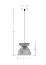 Подвесной светильник Arte Lamp CASTELLO A7065SP-1BK, 1хE27