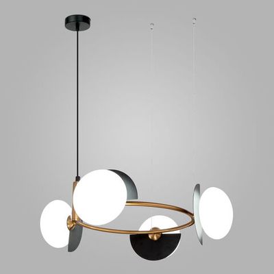 Умный подвесной светильник 70150/4 черный/латунь Smart