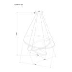 Подвесная люстра Arte Lamp MERIDIANA A2198SP-3GO, 1хLED