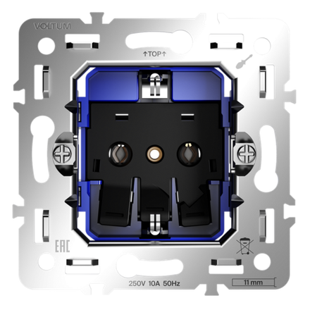 VLS0401M Механизм розетки с заземлением 16А, S70. (ТМ Maytoni)