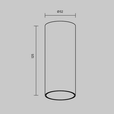 Потолочный светильник FOCUS LED 2700K 12Вт 50° IP 20, C056CL-L12B2.7K-W-B. TM Maytoni