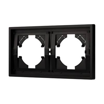 Рамка пластиковая FRM-TENDO-PL-2-BK (Arlight, -)