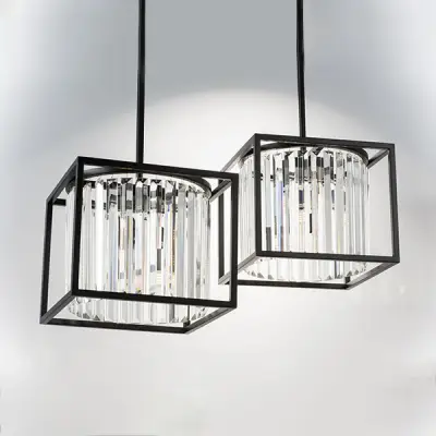 713037 Люстра REGOLO 3х40W G9 ЧЕРНЫЙ МАТОВЫЙ/ПРОЗРАЧНЫЙ Lightstar