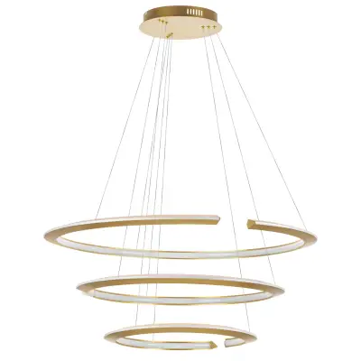814233 Люстра VIRATA LED 105W 5250LM ЗОЛОТО 3000K Lightstar
