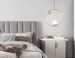 Светильник подвесной TR5428 GD золото G9 max 40W 350*110*1000