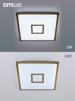 Citilux Старлайт Смарт CL703AK53G RGB Умная люстра Бронза