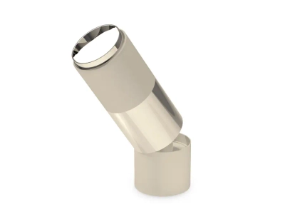 Крепеж накладной поворотный A2221 BK черный D60*H50mm Out45mm (для корпуса D60mm)