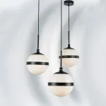 813117 Подвес GLOBO 1х40W E14 black/white Lightstar