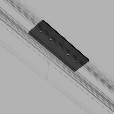 Slim Magnetic соединительная планка широкая для шинопровода 85088/00