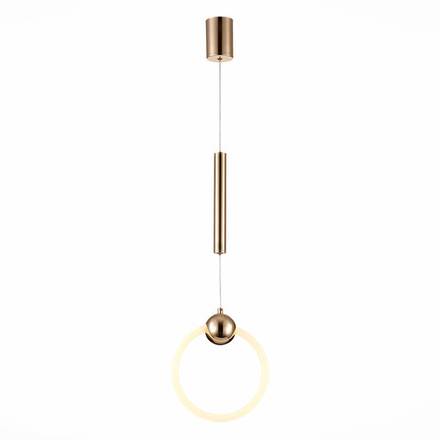 SL1578.203.01 Подвес ST-Luce Золотистый/Золотистый, Белый LED 1*15W 3000K