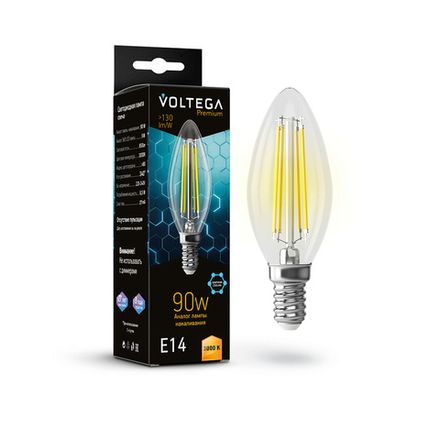 Светодиодная лампа Crystal Graphene Candle 9W 3000K E14 340°, 7219. TM Maytoni
