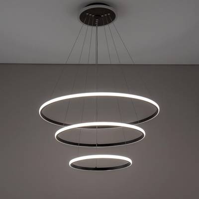 Citilux Неон Смарт CL731A095E Умная подвесная люстра Венге