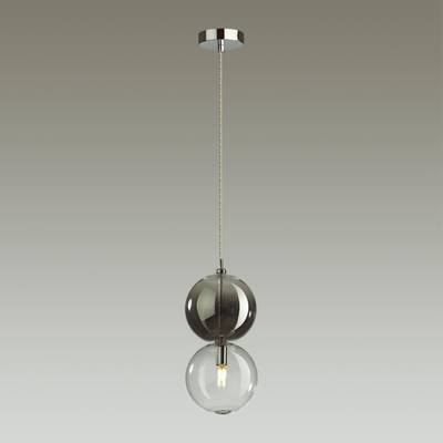 4980/1A PENDANT ODL22 469 хром/дымчатый/стекло Подвес G9 1*40W TWIXY