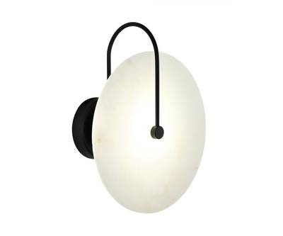 08437,19 Настенный светильник Мелисса черный/белый d25 h30 Led 6W (4000K)