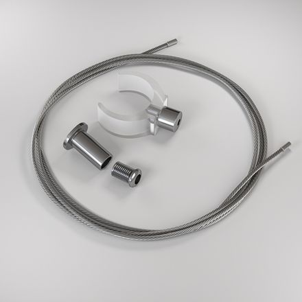 Подвес тросовый для трекового светильника Tau Exility, 1шт, TRA101SW-2B. TM Maytoni
