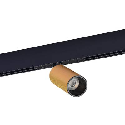 ST807.246.12 Магнитный трековый светильник Золотистый LED 1*12W 4000K 700Lm Ra>90 IP20 D50xH173 48VV