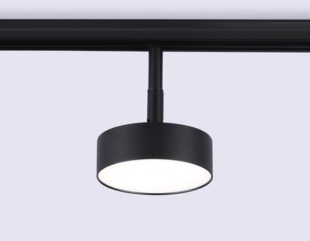 Светильник светодиодный трековый для шинопровода Magnetic GL3853 BK черный IP20 12W 4200K 48V D95*30