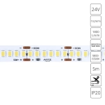 Светодиодная лента 24V 19,2W/m 6000К 5м Arte Lamp TAPE A2424010-03-6K, LED