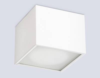 Светильник накладной TN6530 WH белый IP44 GX53 100*100*80