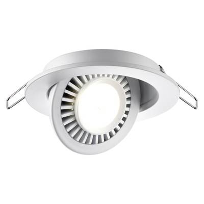 358815 SPOT NT21 278 белый Светильник встраиваемый светодиодный IP20 LED 9W 770Лм 4000K 220V GESSO