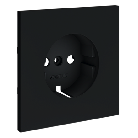 VLS000607 Накладка для розетки с заземлением, S70 (графит). (ТМ Maytoni)