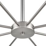 8099/8C COMFI LN25 75 никель/белый металл/стекло Люстра потолочная Е14 8*40W 220V MAVE