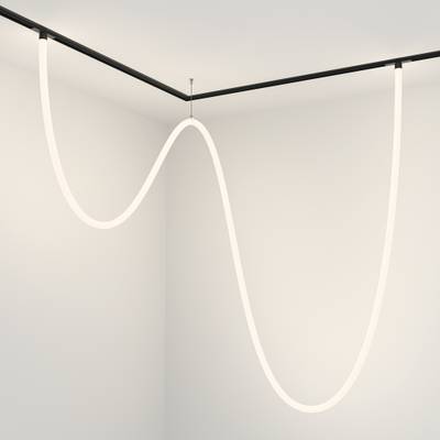 Трековый подвесной светильник Tau Exility 4000K 100Вт 360°, TR101-2-100W4K-B. TM Maytoni