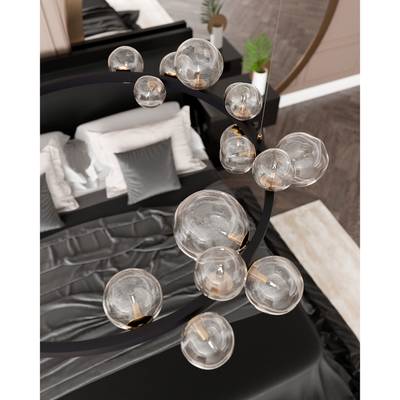 Подвесная люстра Arte Lamp VINCENT A7790SP-24BK, 24хG9