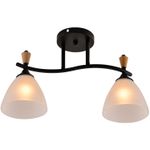 01589-3.3-02B BK+WOOD светильник потолочный