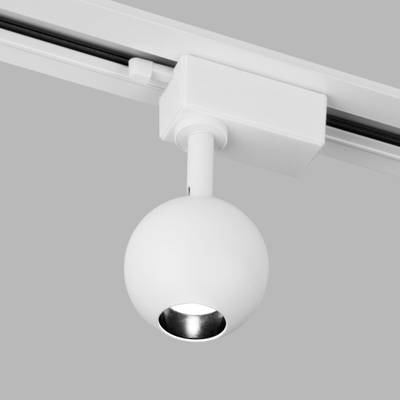 Трековый светодиодный светильник для однофазного шинопровода Ball Белый 8W 4200K LTB76