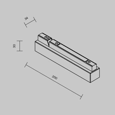 Источник напряжения встраиваемый Gravity, S35 48В, 100Вт, белый, TRX010DR2-100W. TM Maytoni