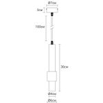 Точечный подвесной светильник ARTE LAMP SABIK A2308SP-1BK, 1хLED