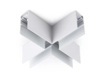 Коннектор X-образный для накладного шинопровода Magnetic GL3375 WH белый 170*170*53.7