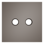 VLS001614 Накладка для розетки телевизионной оконечной TV+SAT, S70 (капучино). (ТМ Maytoni)