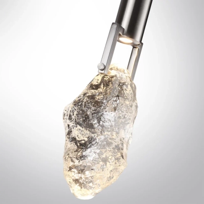 6696/5L MIDCENT ODL24 239 Подвесной светильник матовый никель/металл/стекло IP20 LED 5W 200Лм 3000K LIA