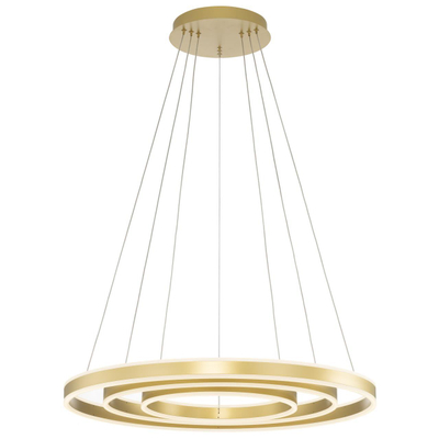 Citilux Дуэт CL719682 LED Люстра подвесная с пультом Золото