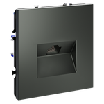 VLS060106 Розетка компьютерная встраиваемая VOLTUM S70 RJ45 кат.6, (титан) (ТМ Maytoni)