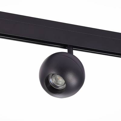 ST354.436.12 Магнитный трековый светильник Черный LED 1*12W 3000K 680Lm Ra&gt;80 36° IP20 L120xW100xH195 48V
