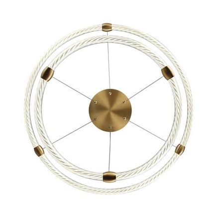 8010/50L LEDIO LN25 золото/прозрачный металл/акрилл Подвесной светильник LED 50W 220V 4000K TWINKLE