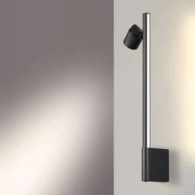 359313 OVER NT24 290 черный Светильник настенный диммируемый (выключатель) IP20 LED 7W+7W 4000K 220-240V FERMO