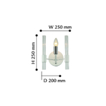 Бра Supreme 2539-1W, 1*E14*40W. ТМ F-Promo