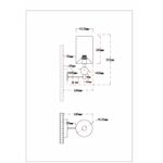 Бра Arte Lamp MATAR A4027AP-1PB, 1хE14