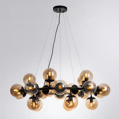 Подвесная люстра Arte Lamp BOLLA A1664SP-25BK, 25хE14